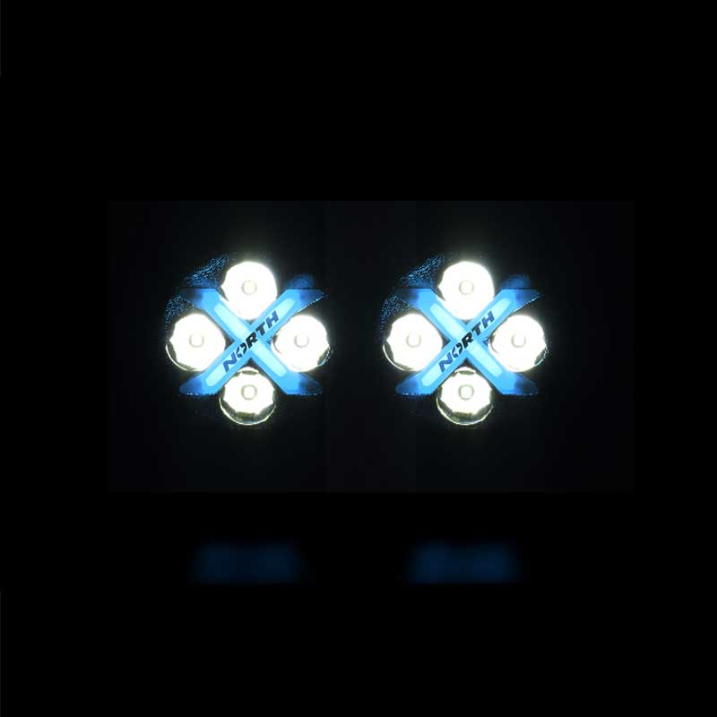 RGB Round Pod Lights - Blue - North Lights